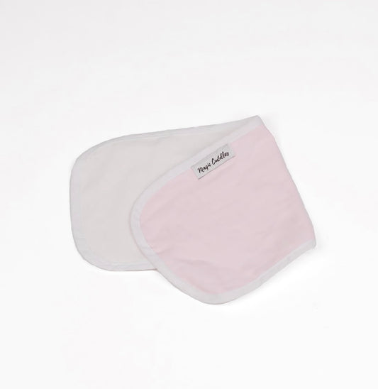 Pink muslin - Burp Cloth