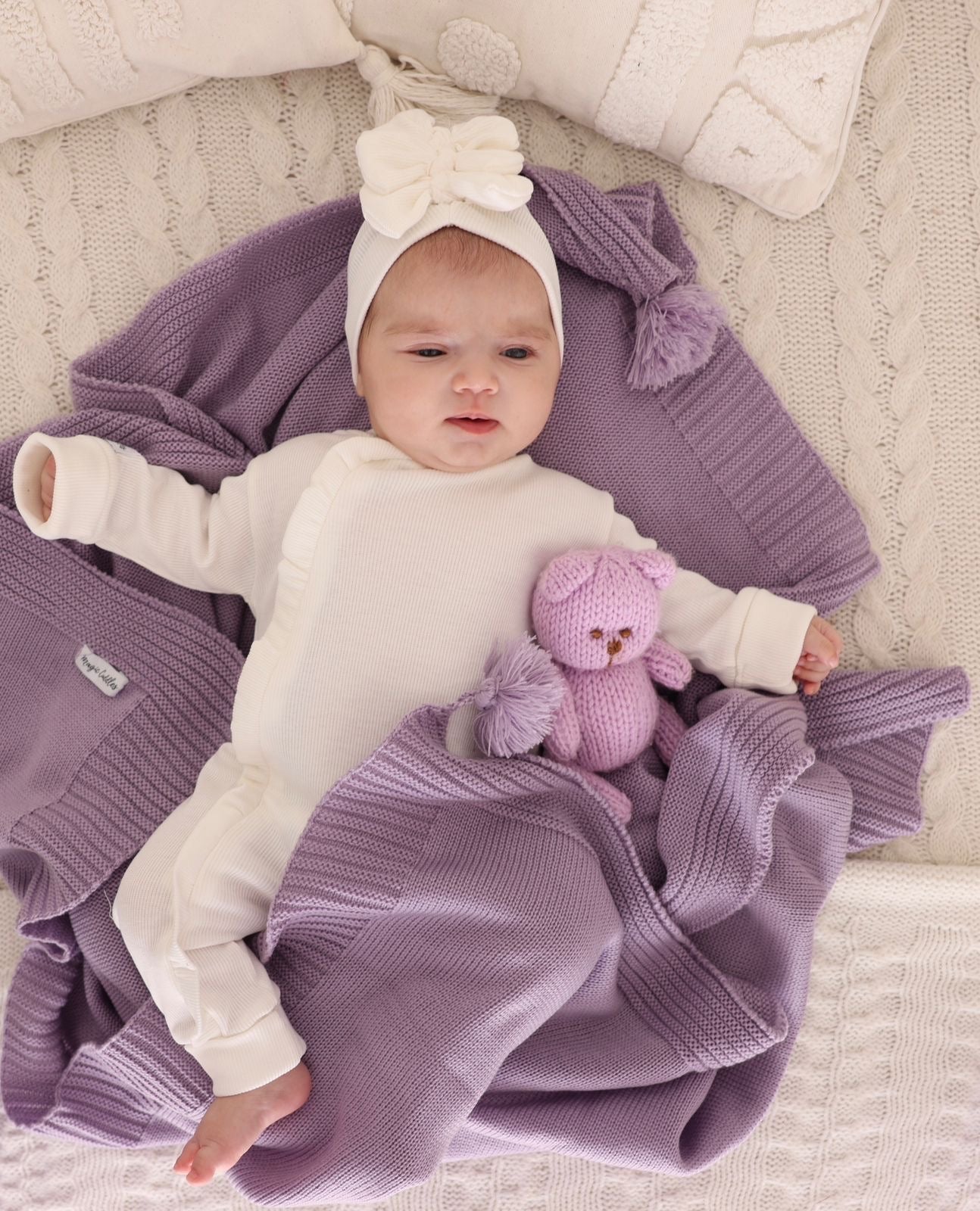 Lilac - POMPOM Blanket
