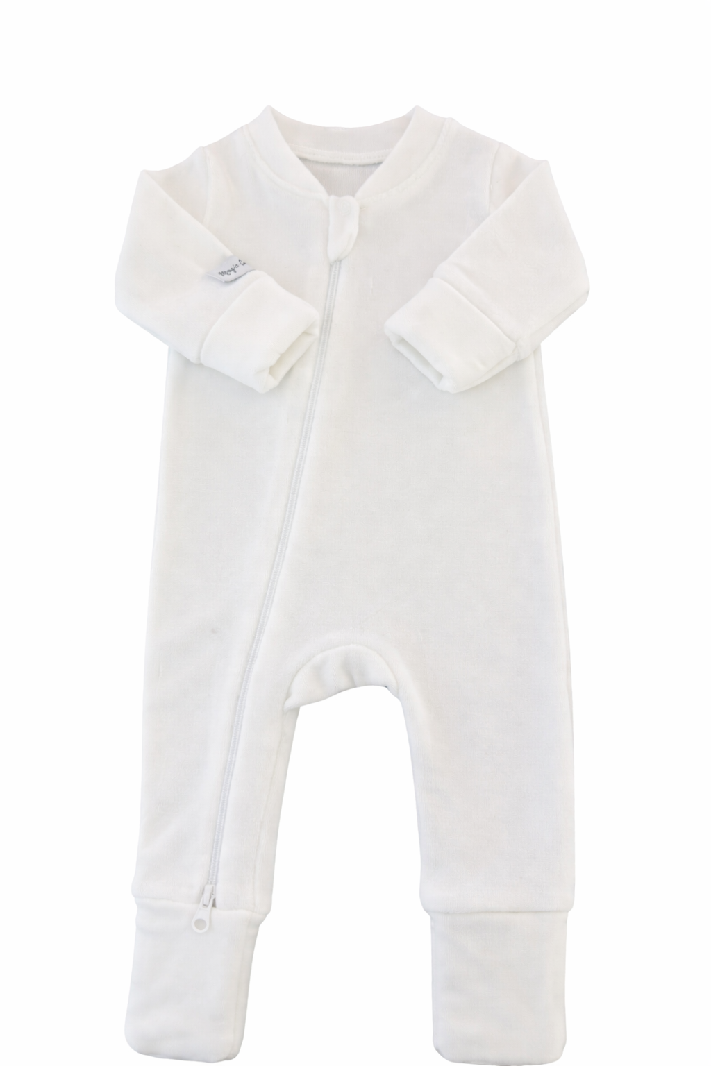 WHITE Christmas - Baby Overall (without Ruffles)