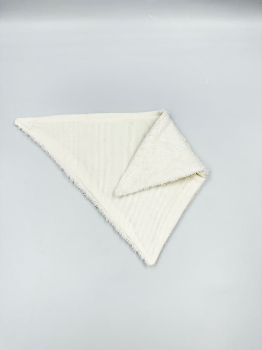 White Baby Bib