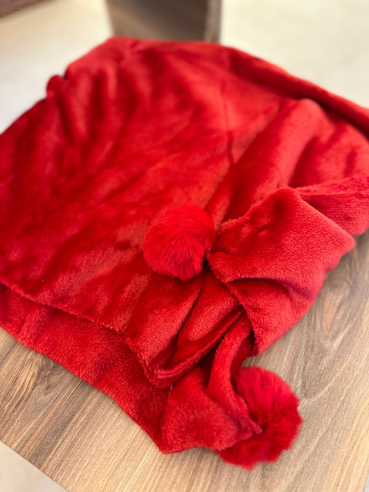 Velvet Red Blanket