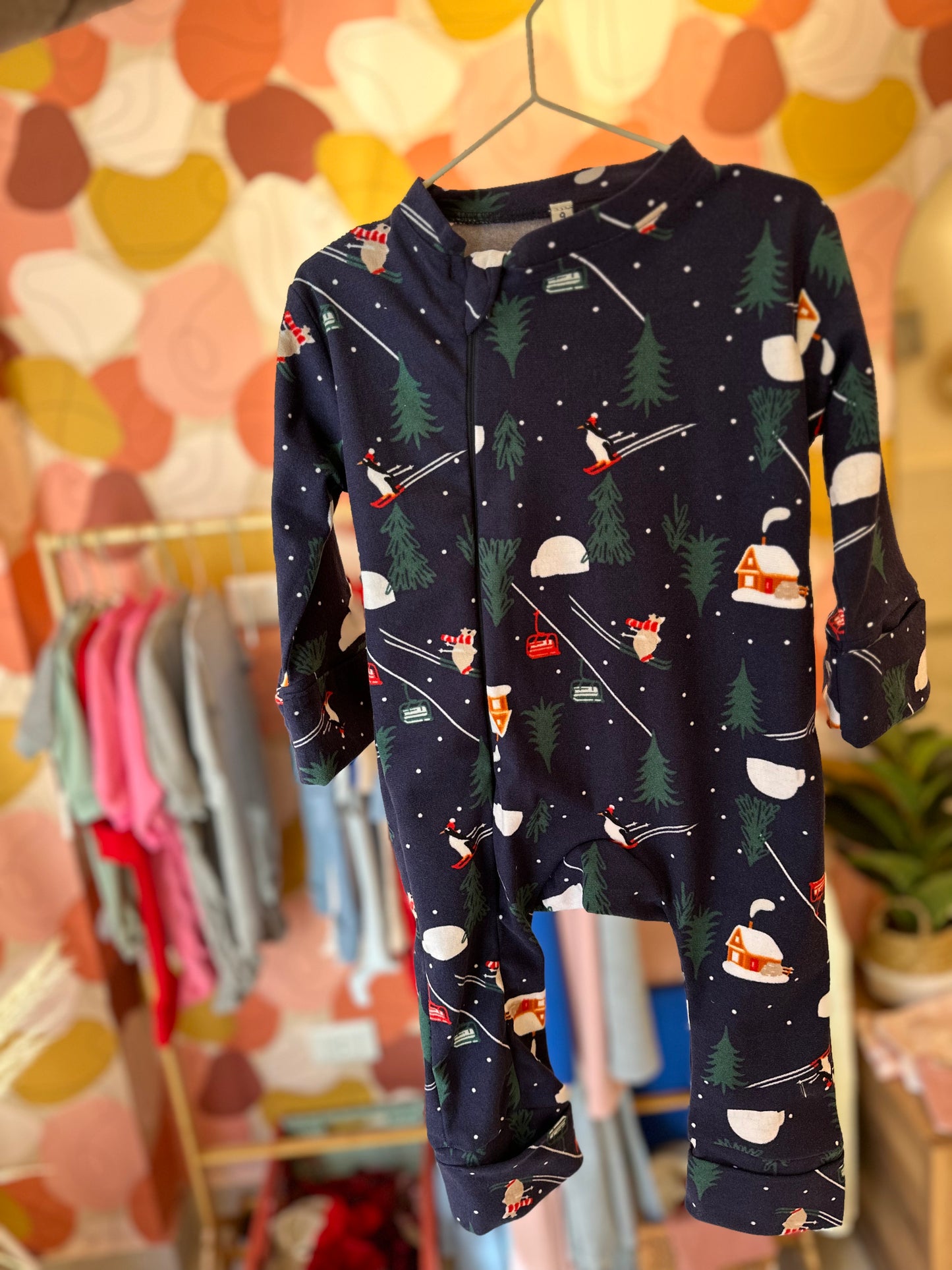 Winter Navy Overall