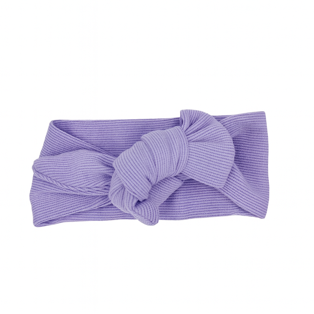 Ribbed Lilac Headband