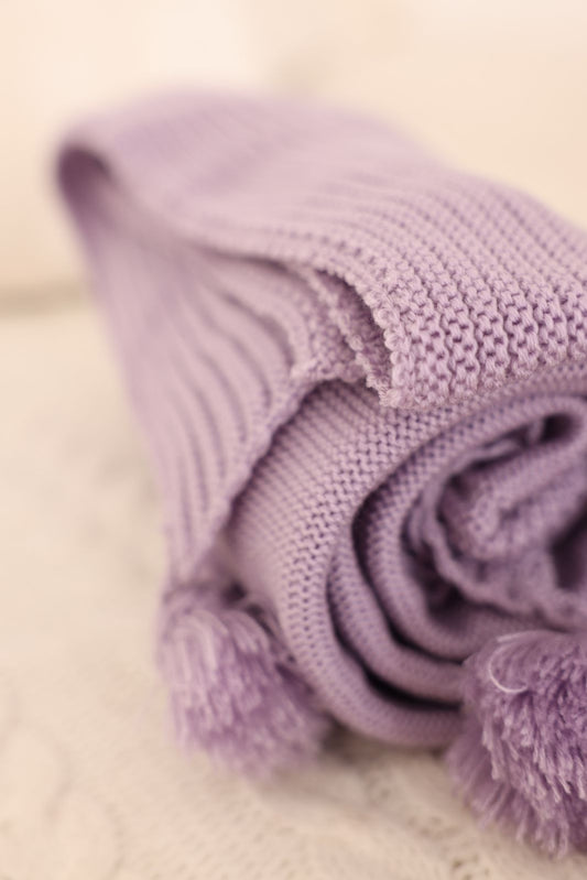 Lilac - POMPOM Blanket