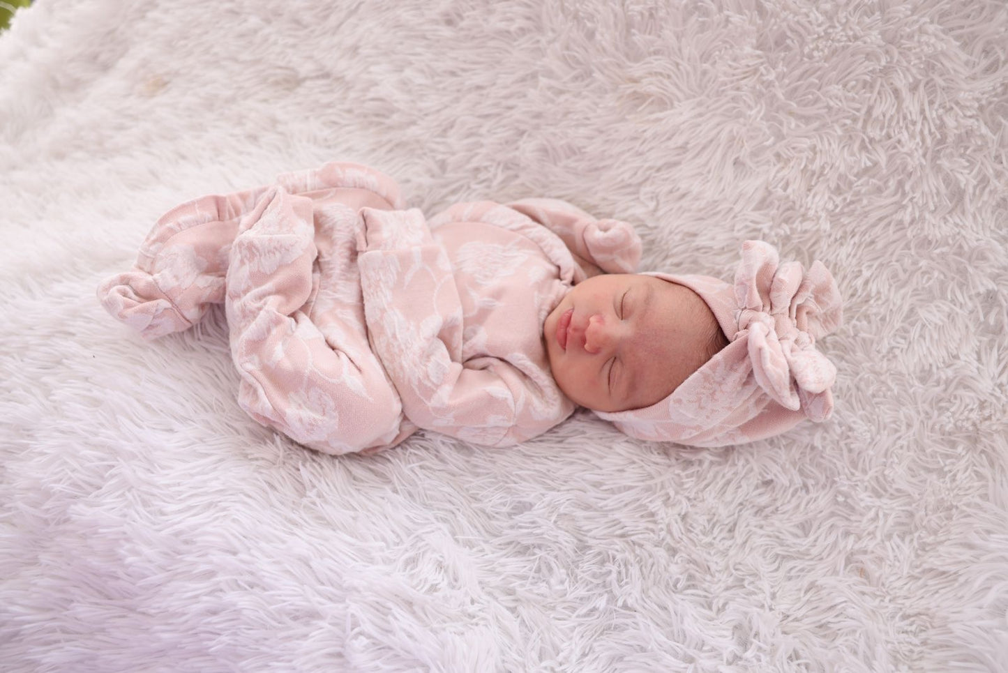 Royal Rose Baby Overall