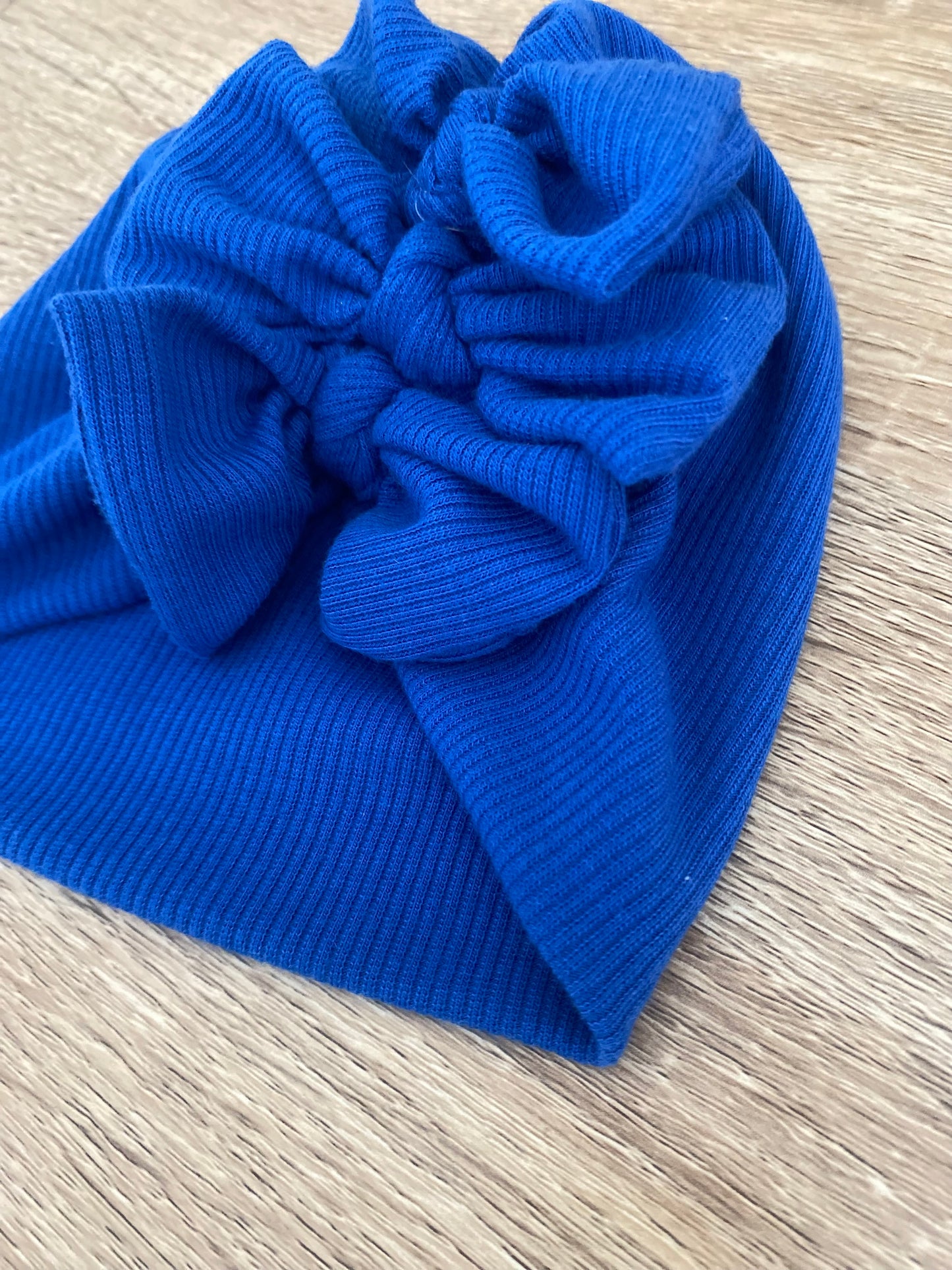 ROYAL BLUE bows Turban