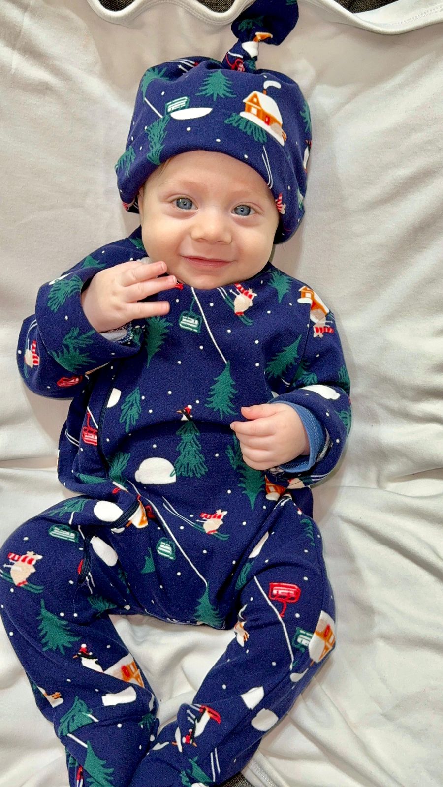 Winter Navy Overall