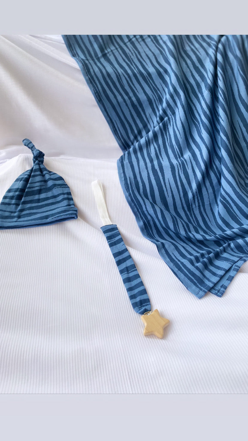 WILD BLUE - Swaddle Blanket