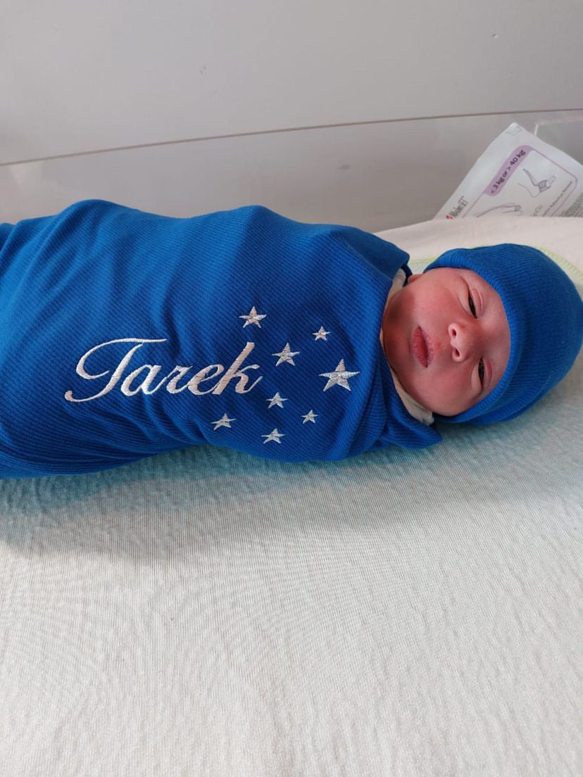 ROYAL BLUE - Swaddle Blanket