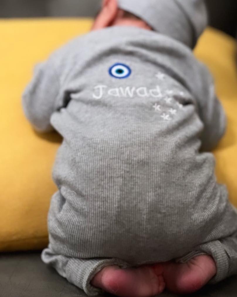 Grey - Baby Overall (without ruffles)