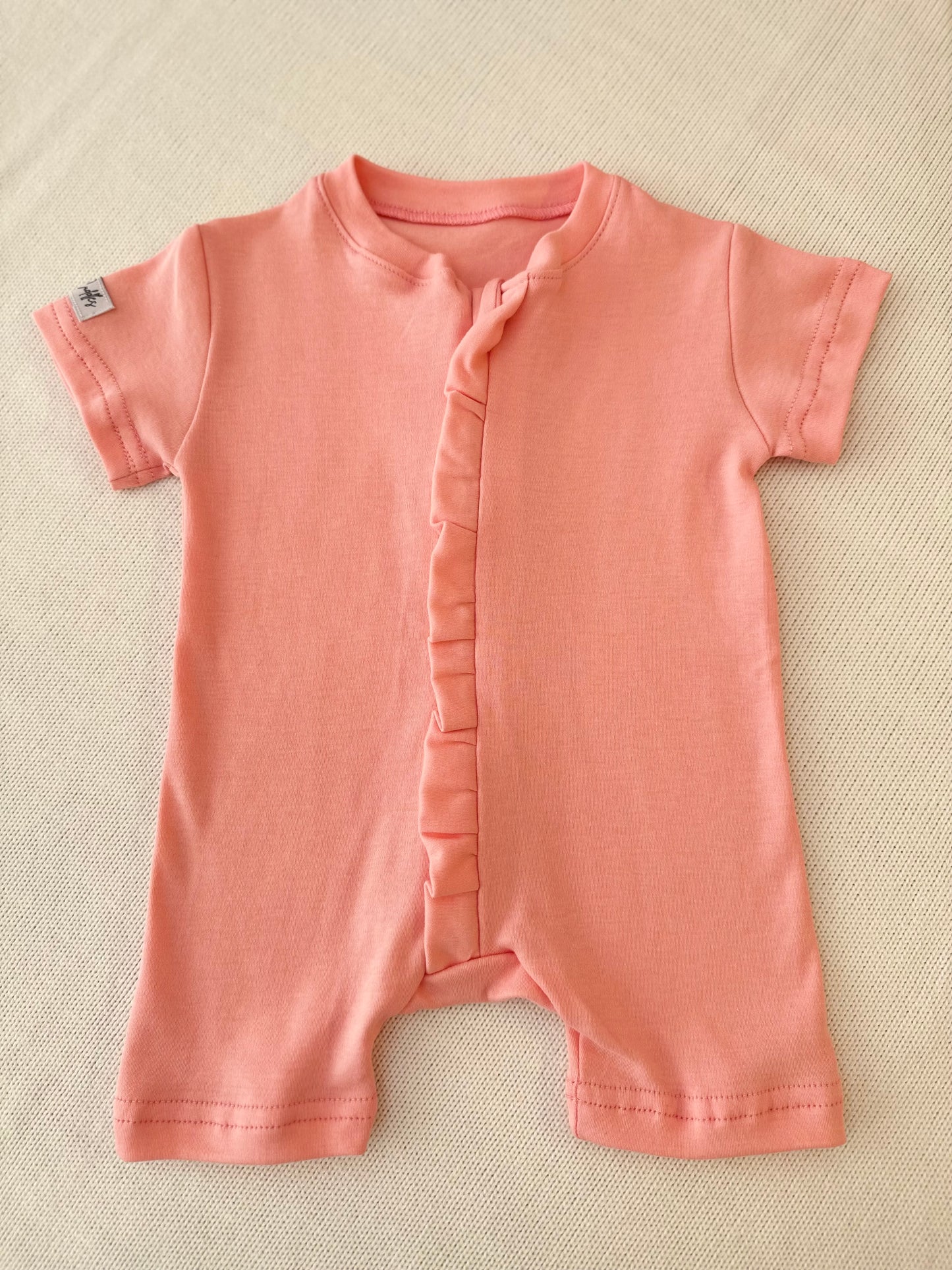 PINKIE  short sleeve with ruffles - Baby Overall