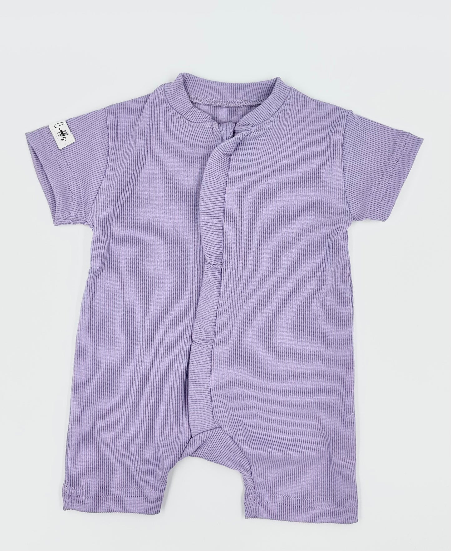 Purple with ruffles short sleeve - Baby Overall