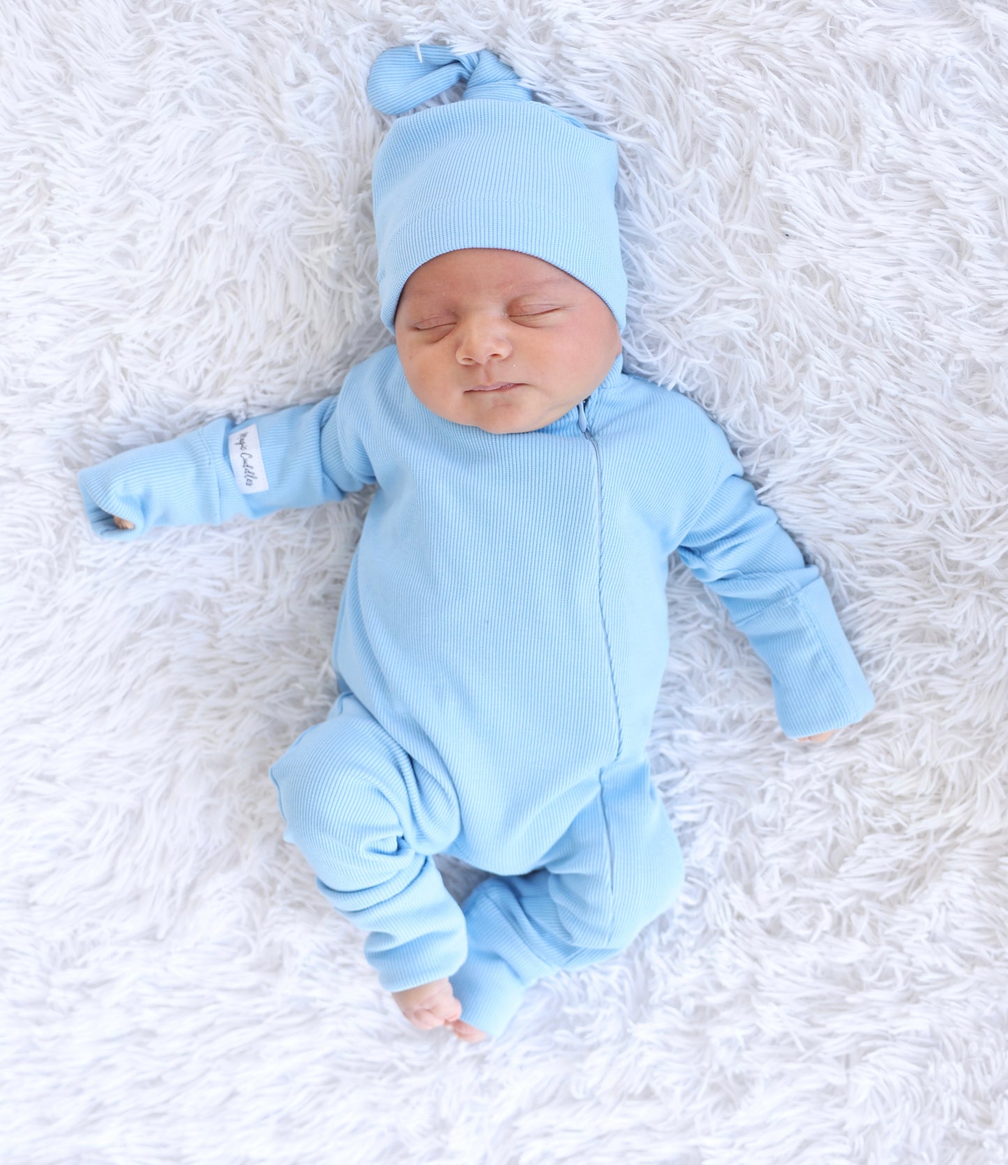Baby Blue - Baby Overall (without ruffles)