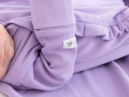 Ribbed Lilac Overall