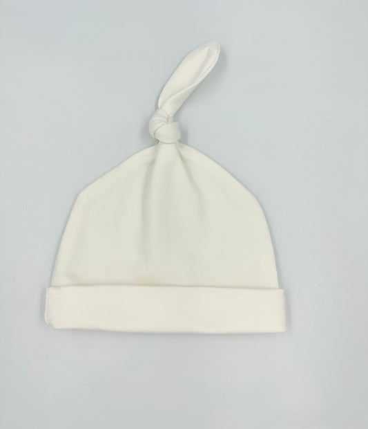 Plain white Beanie