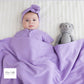 Ribbed Lilac - Swaddle Blanket