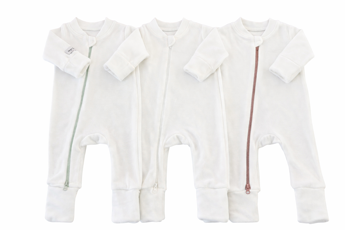 Set of 3 Baby Velvet overalls (Girl)