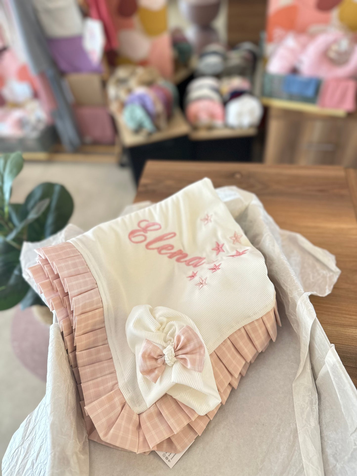 Pink Capri - Swaddle Blanket