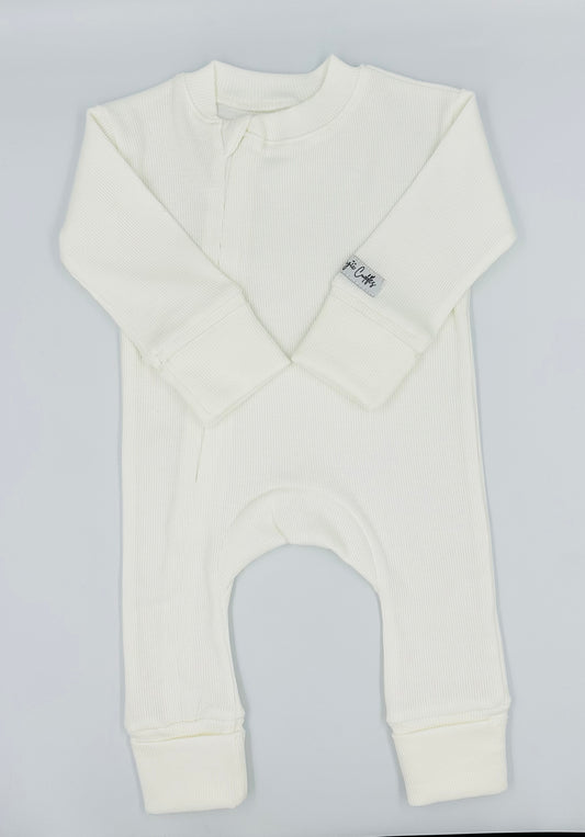 White Velvet - Baby Overall