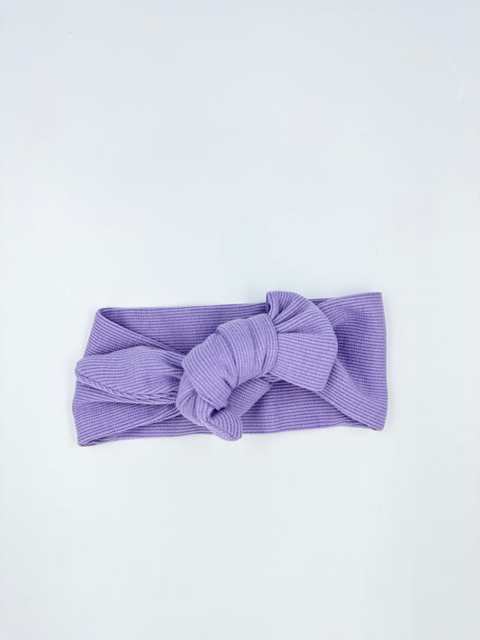 Ribbed Lilac Headband