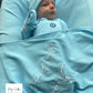 Baby Blue - Swaddle Blanket