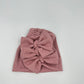 Rose ribbed Turban