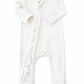 WHITE - Baby Overall (with Ruffles)
