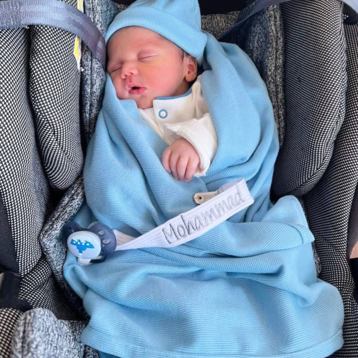 Baby Blue - Swaddle Blanket