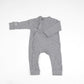 Grey - Baby Overall (with ruffles)