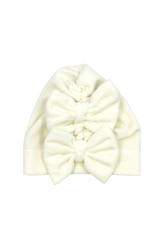White velvet Turban