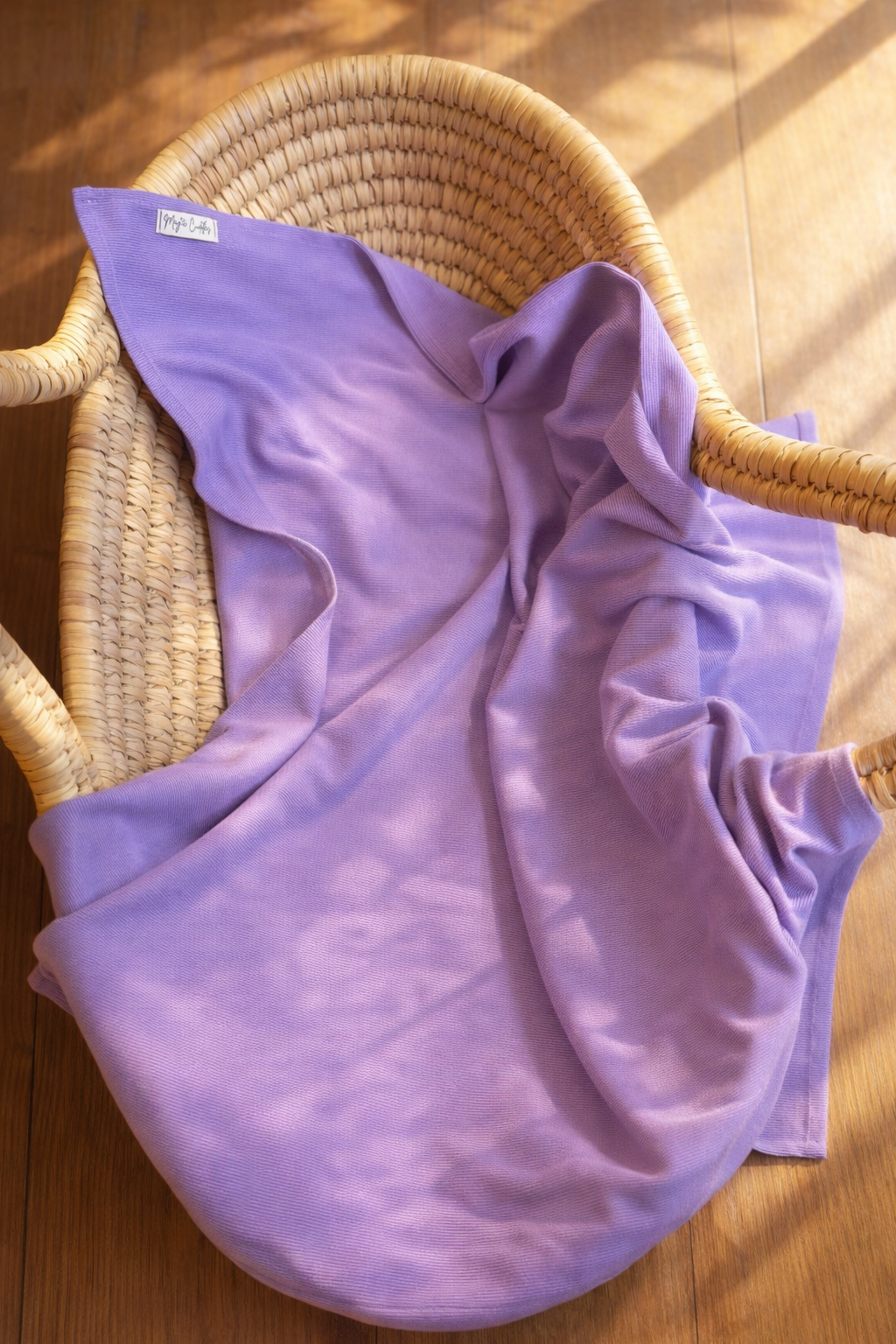Ribbed Lilac - Swaddle Blanket
