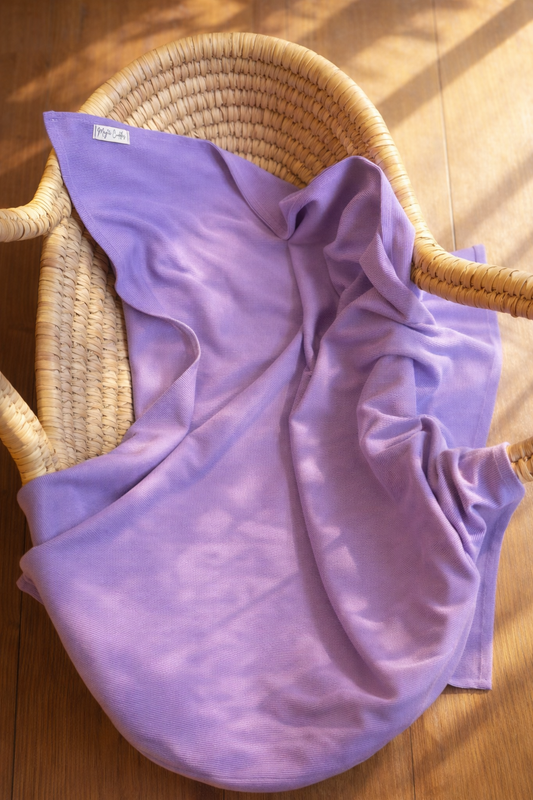 Ribbed Lilac - Swaddle Blanket