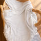 WHITE- Swaddle Blanket