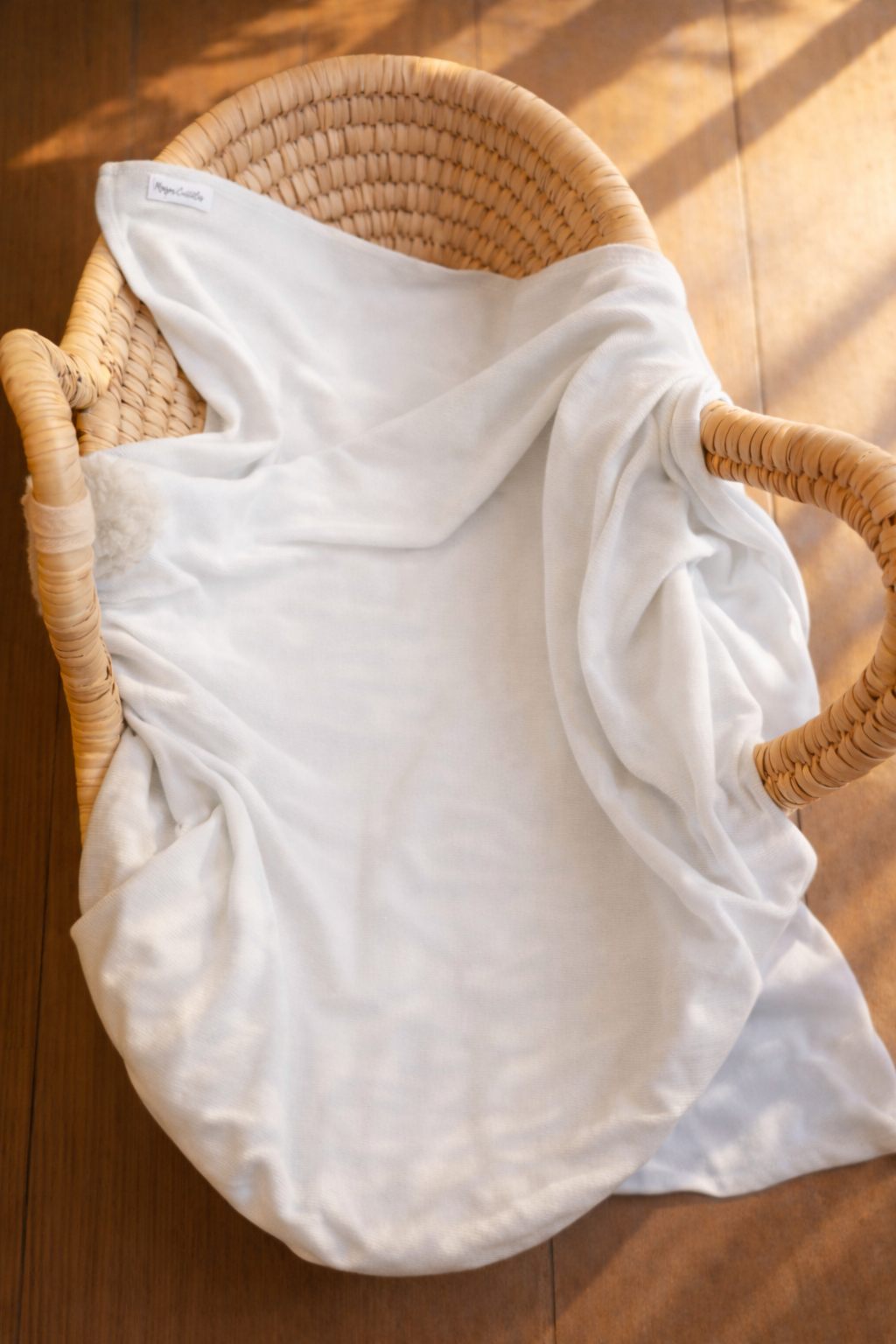 WHITE- Swaddle Blanket