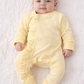 Yellow Butter- Baby Overall (with ruffles)