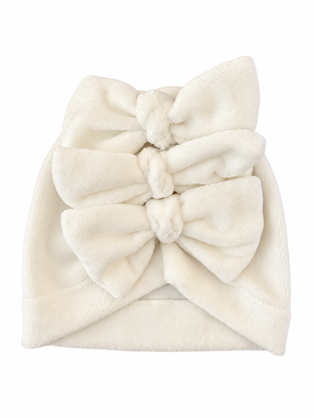 White velvet turban