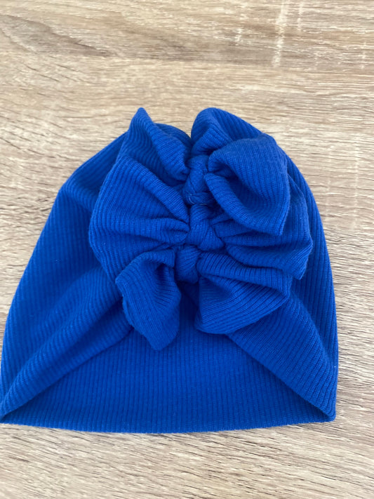 ROYAL BLUE bows Turban
