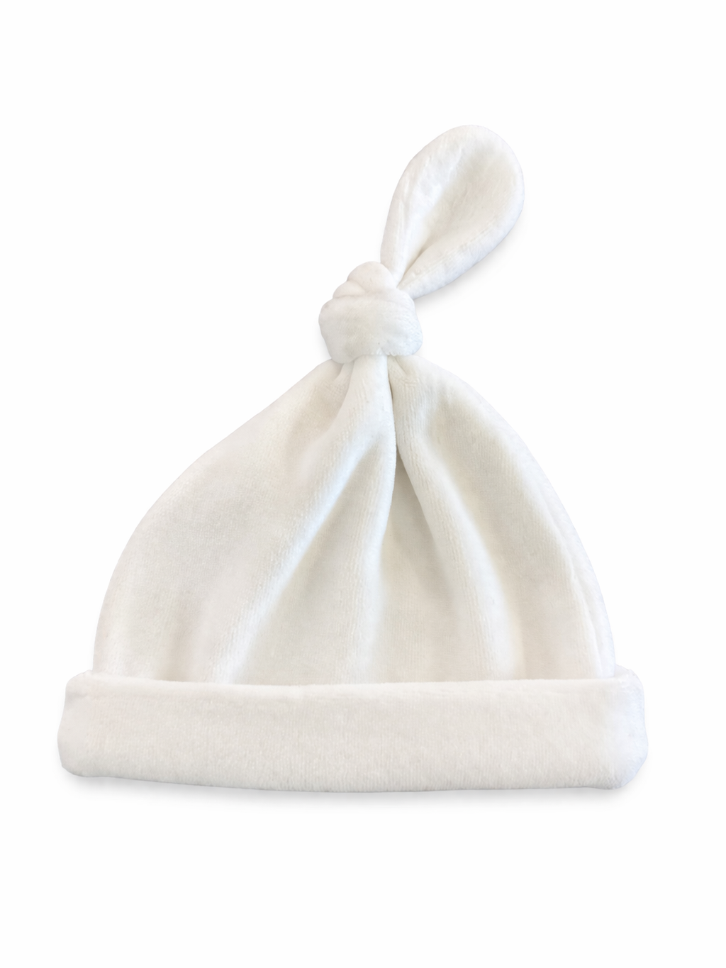 White Velvet Beanie