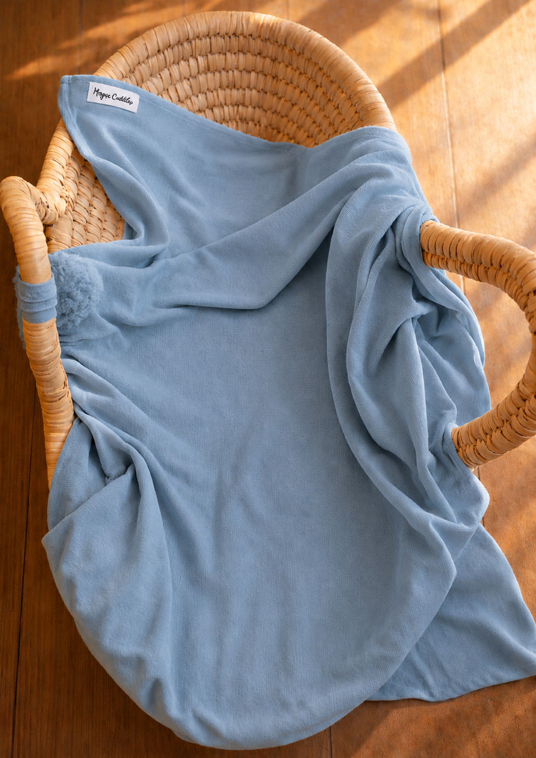 Warm blue - Swaddle Blanket