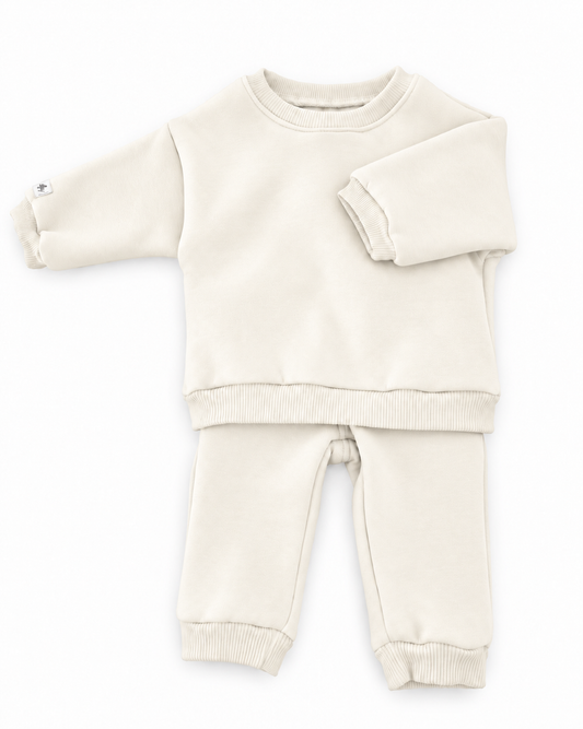 White Baby Jogging Suit