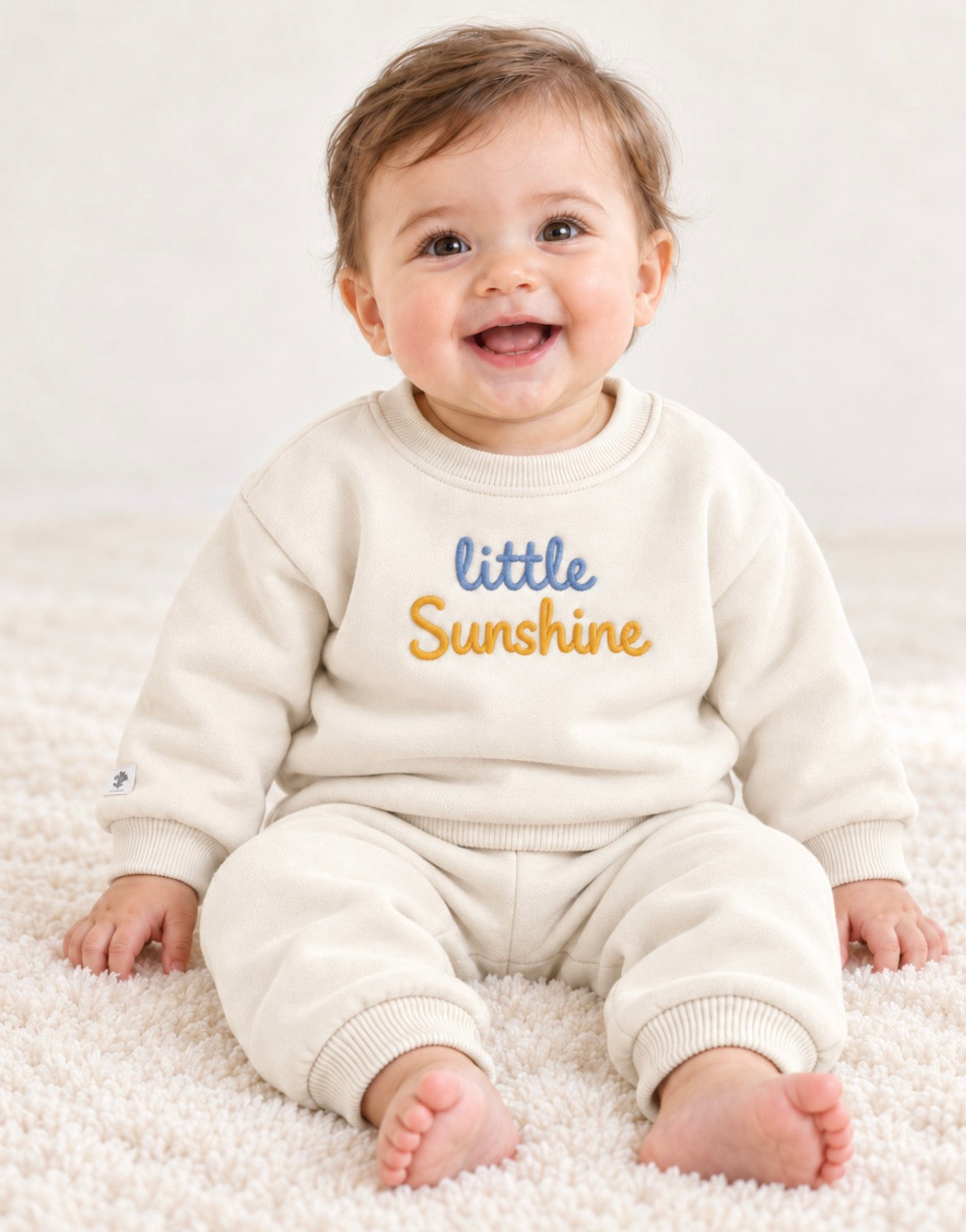 White Baby Jogging Suit