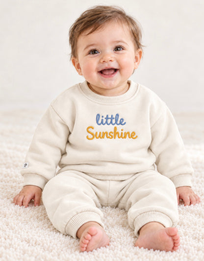 White Baby Jogging Suit