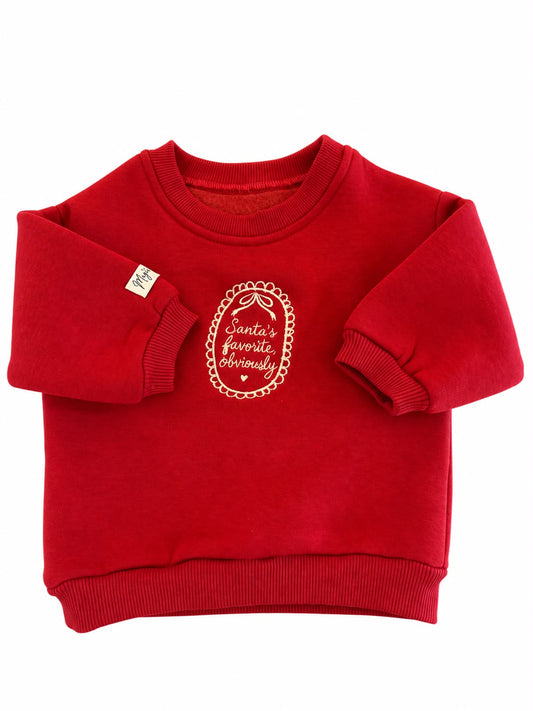 Christmas Baby Jogging Suit (Red)