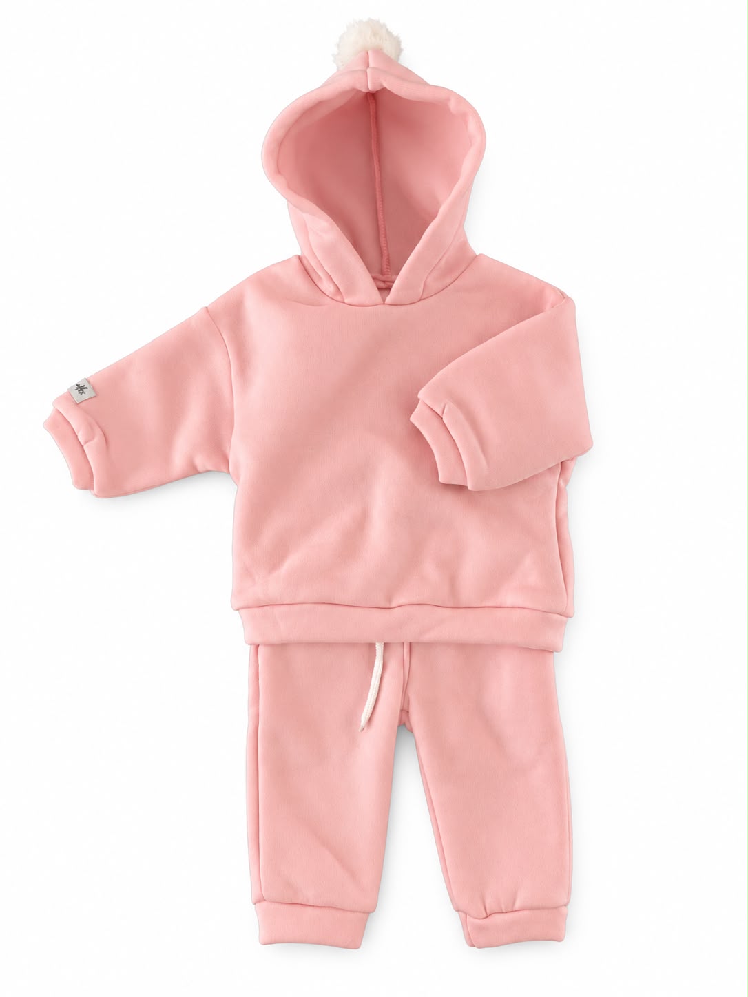 POMPOM Christmas Jogging Suit - PINK
