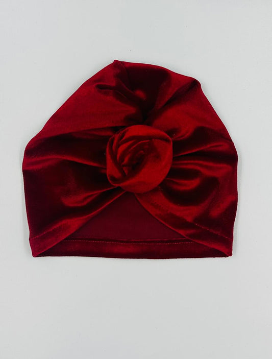 Holiday Velvet Bun Turban