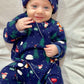 Winter Navy Overall