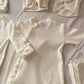 WHITE - Baby Overall (with Ruffles)
